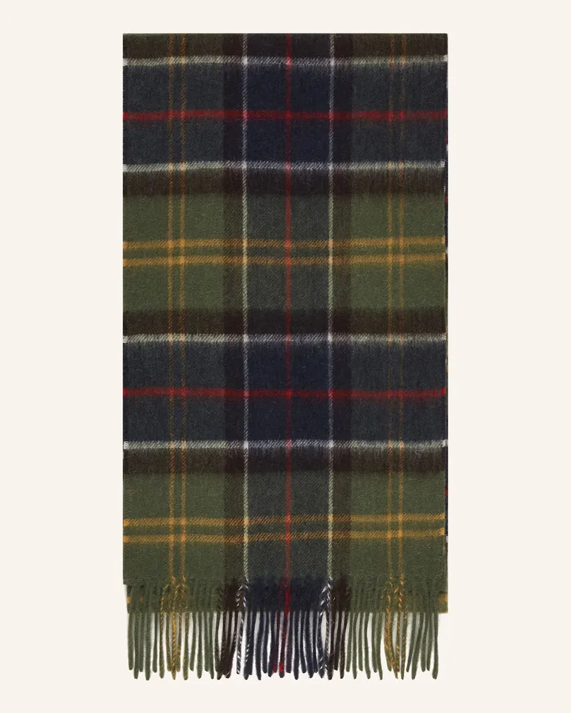 Barbour Schal gruen Oliv
