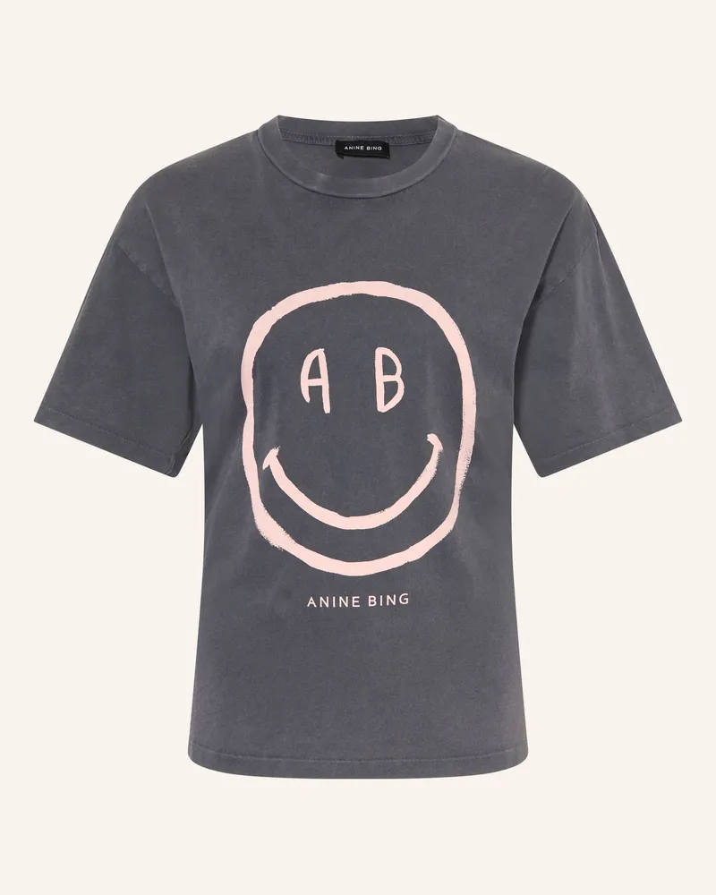 Anine Bing T-Shirt Cade grau Dunkelgrau