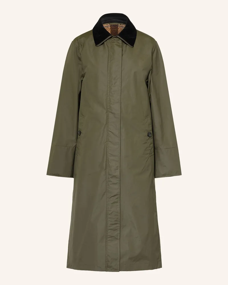 Woolrich Trenchcoat gruen Khaki