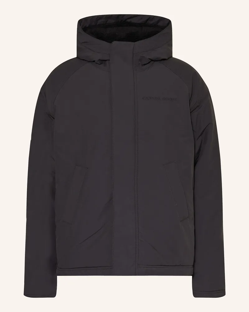 Canada Goose Jacke Alberni Zum Wenden schwarz Schwarz