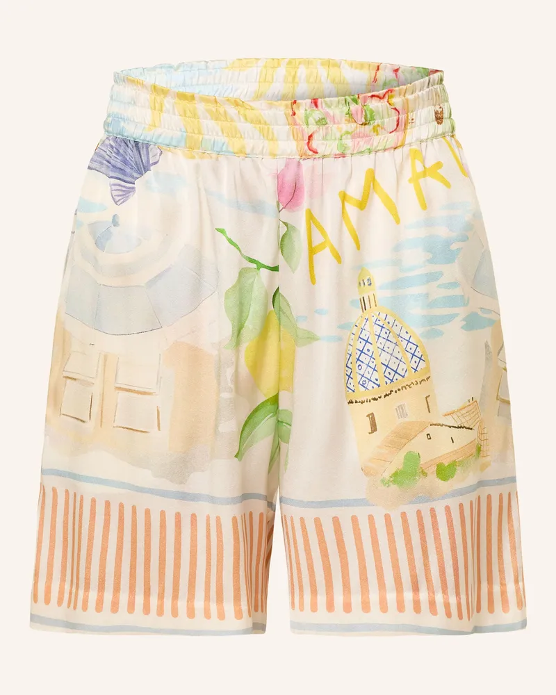 lilienfels Seidenshorts Gelb