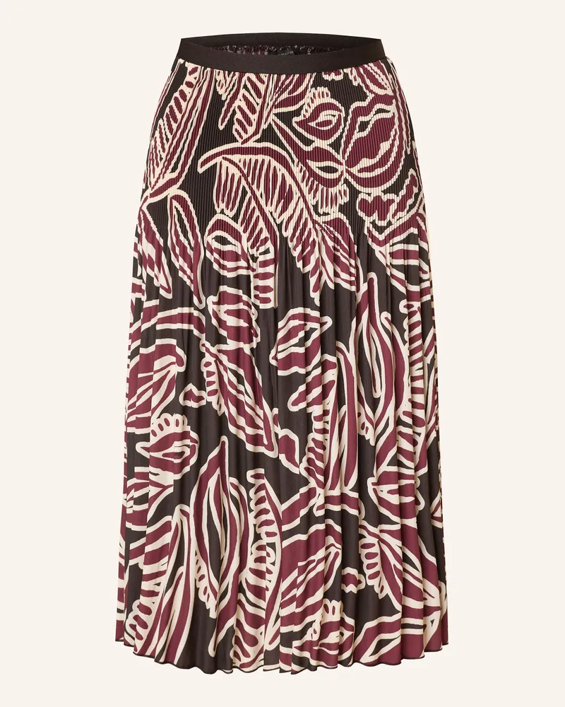 OPUS Rock RIBANE TROPICAL mit Plissees Dunkelrot