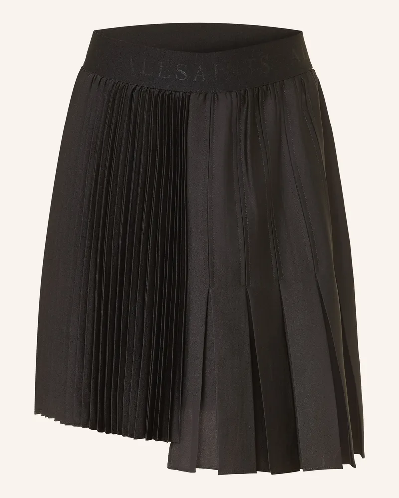 AllSaints Rock Jax Mit Plissees schwarz Schwarz