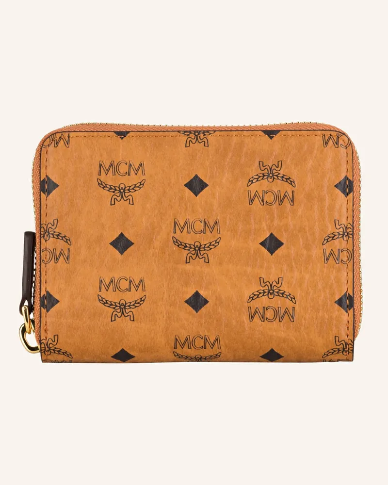 MCM Geldbörse Veritas braun Cognac