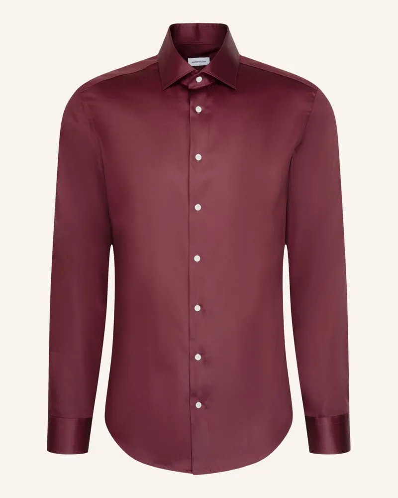 Seidensticker Business Hemd Shaped Fit Rot