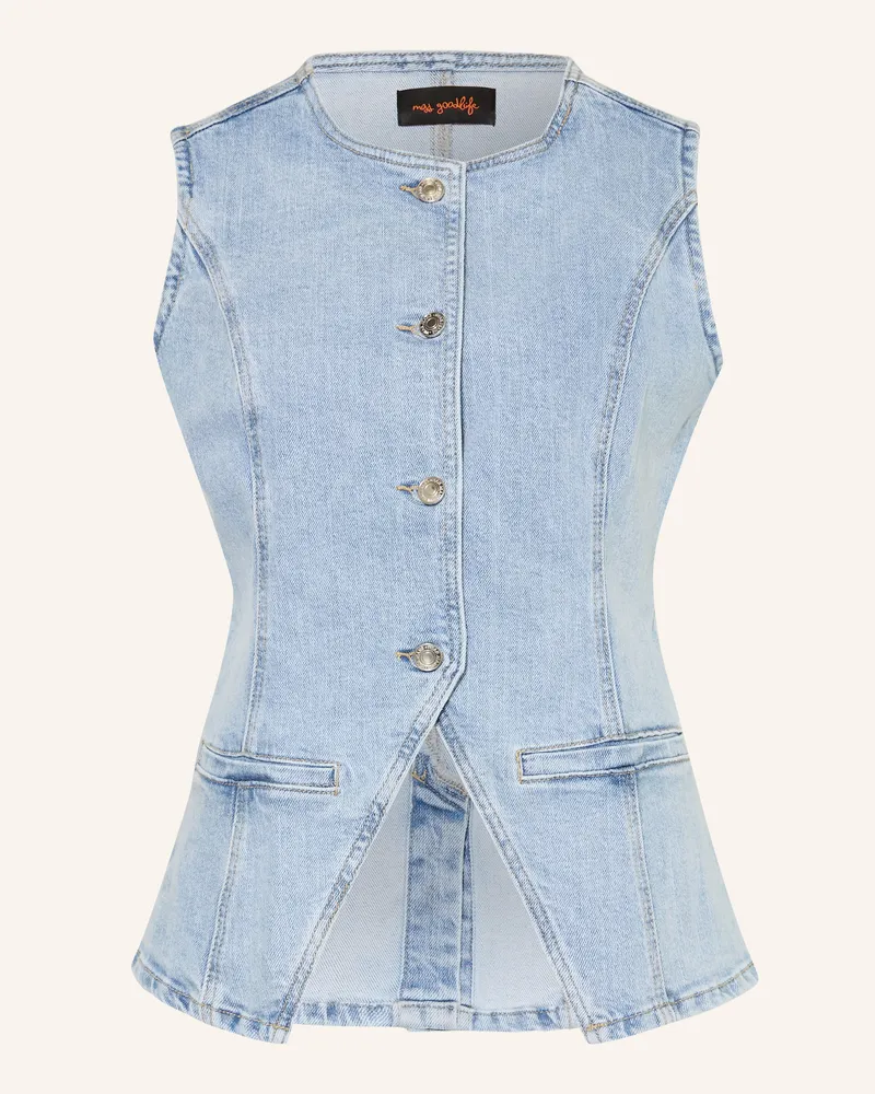 Miss Goodlife Jeansweste blau Hellblau