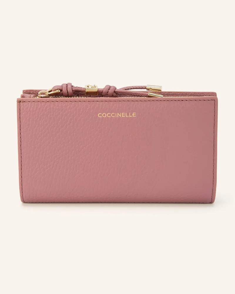 Coccinelle Geldbörse rosa Altrosa