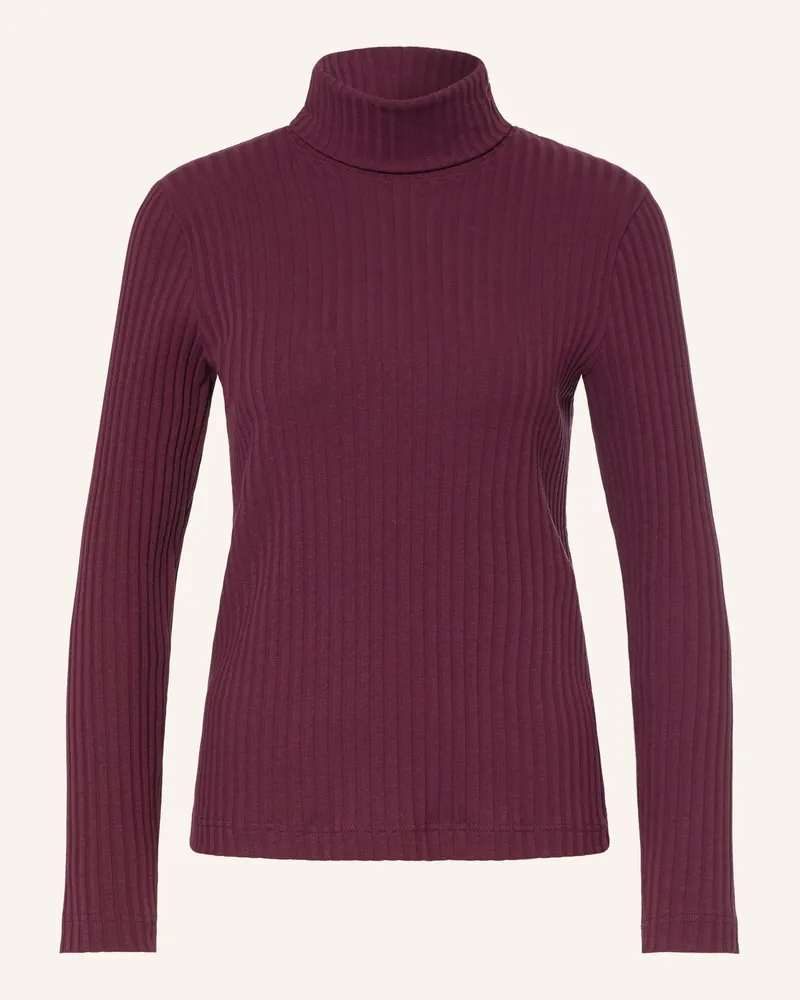 lilienfels Rollkragenshirt lila Dunkellila