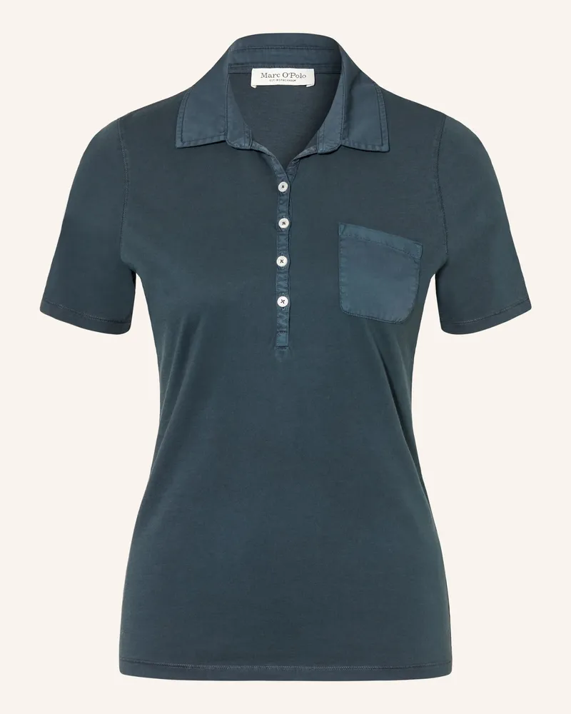 Marc O'Polo Jersey-Poloshirt Dunkelblau