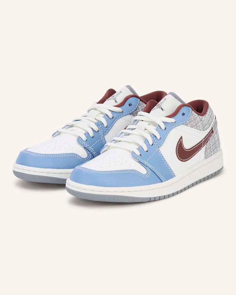 Jordan Sneaker Air Jordan 1 Low blau Weiss