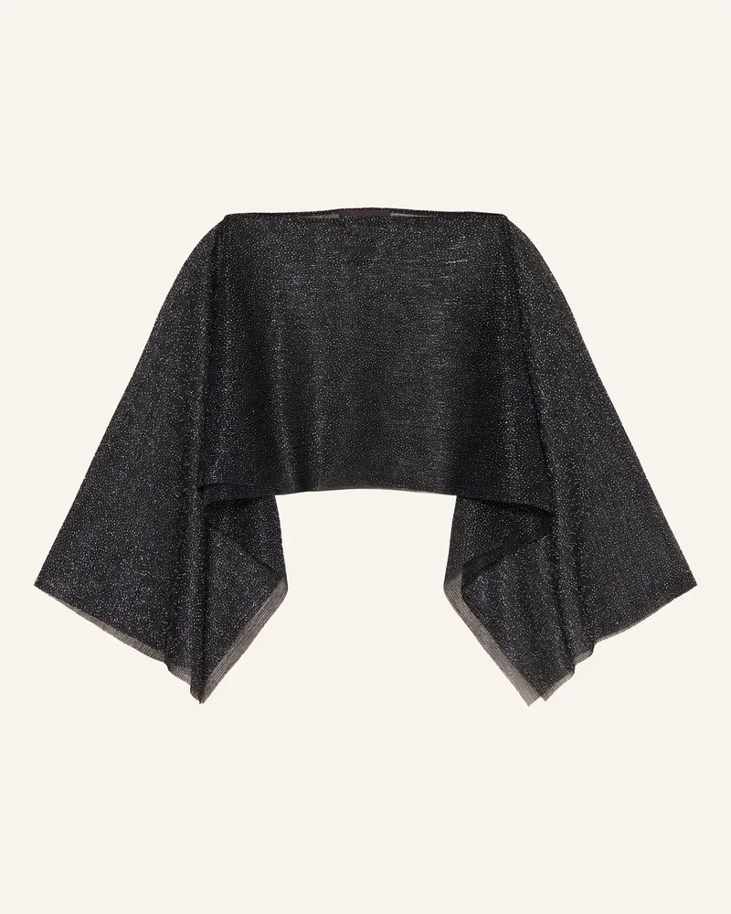 Talbot Runhof Stola mit Glitzergarn Dunkelblau