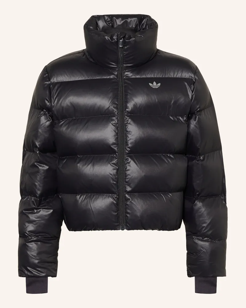adidas Steppjacke schwarz Schwarz