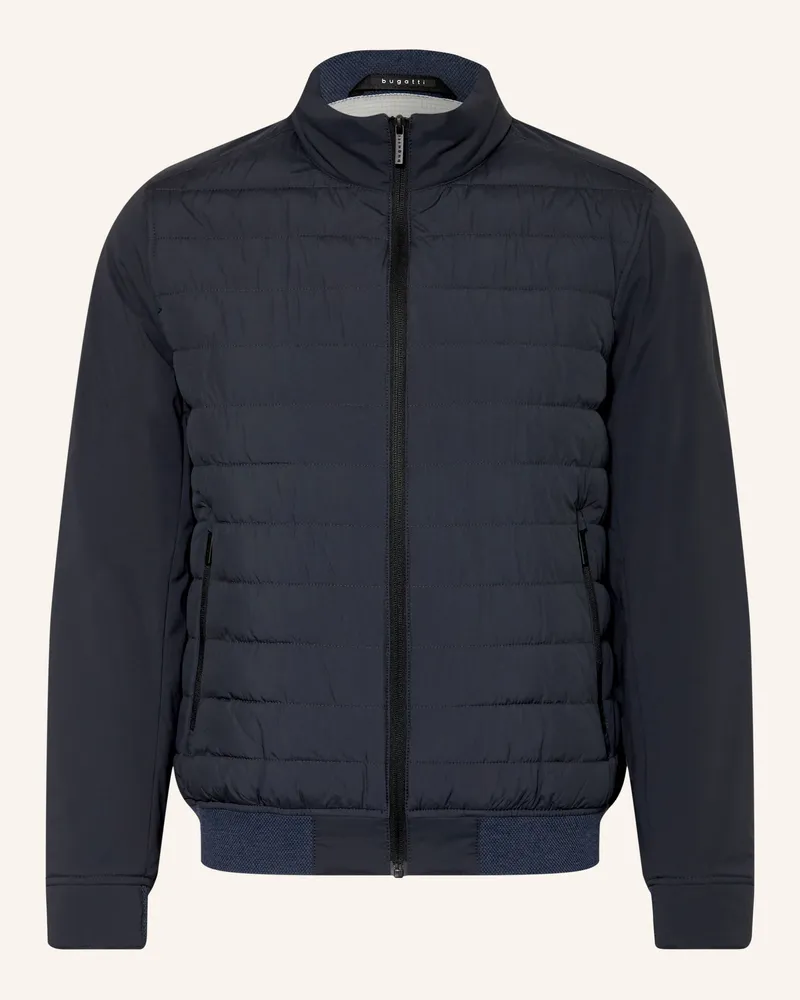 Bugatti Blouson Mit Dupont™ Sorona®-Isolierung Im Materialmix blau Dunkelblau
