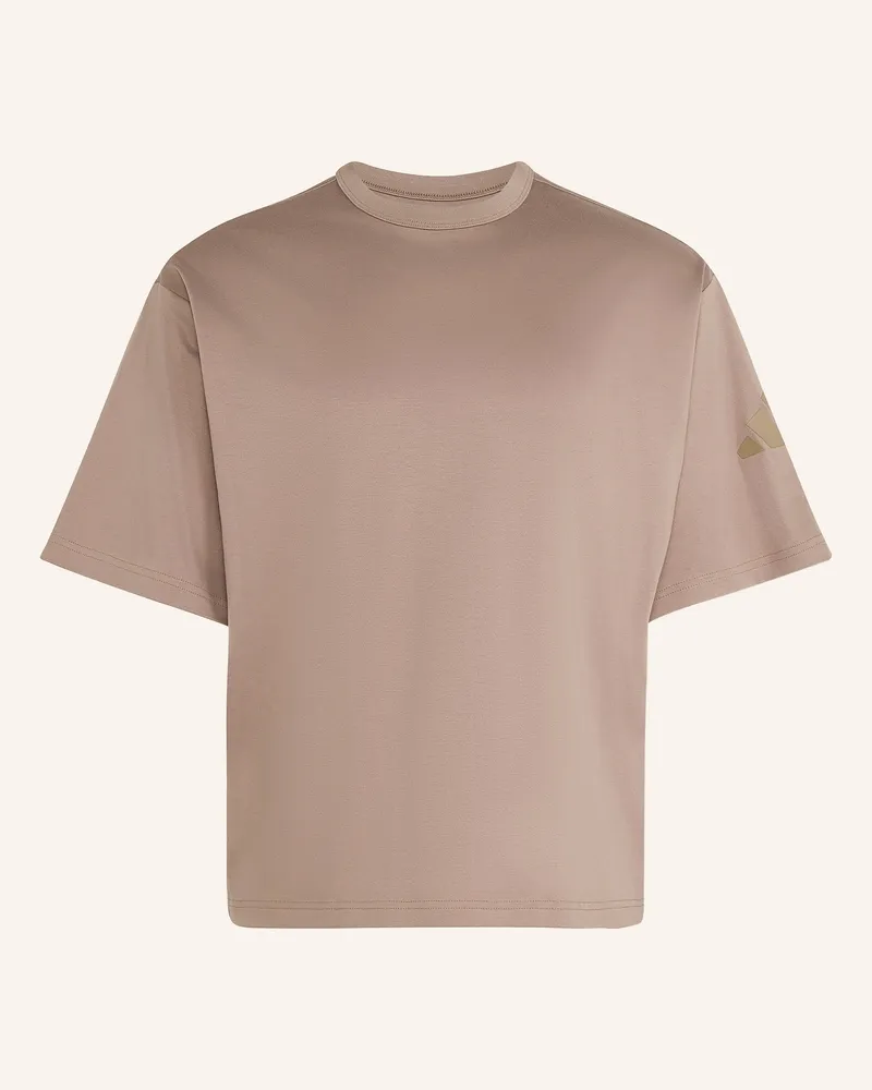 adidas Shirt Soft Lux Mit 3/4-Arm beige Khaki