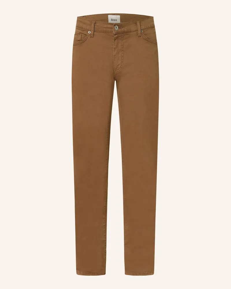 Brax Hose CADIZ Straight Fit Dunkelbraun