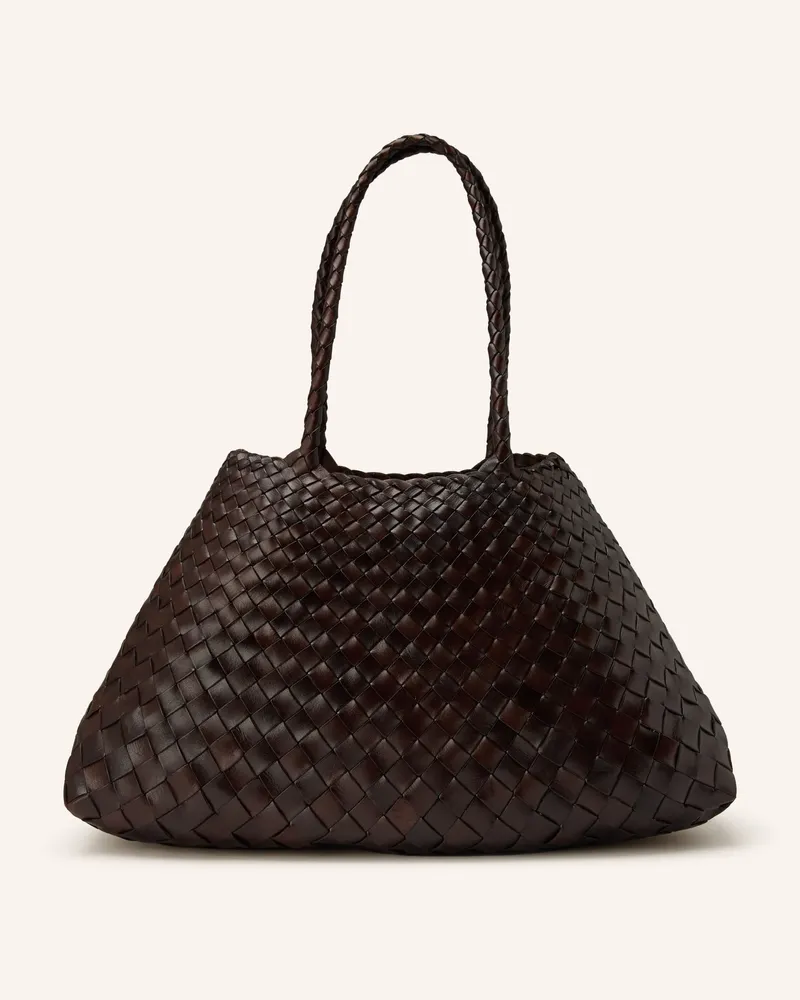 Dragon Diffusion Shopper Santa Croce Big braun Dunkelbraun