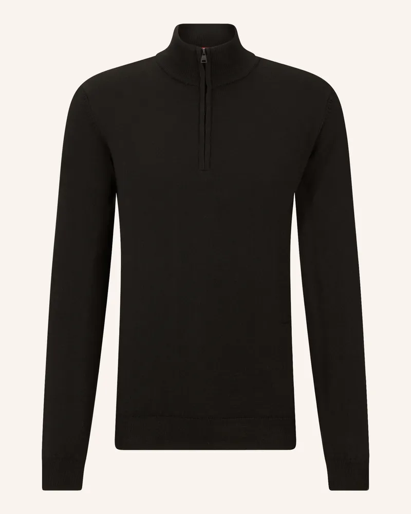 HUGO BOSS Troyer San Quirin schwarz Schwarz