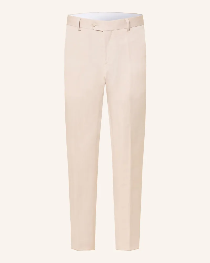 HUGO BOSS Anzughose Slim Fit mit Leinen 075