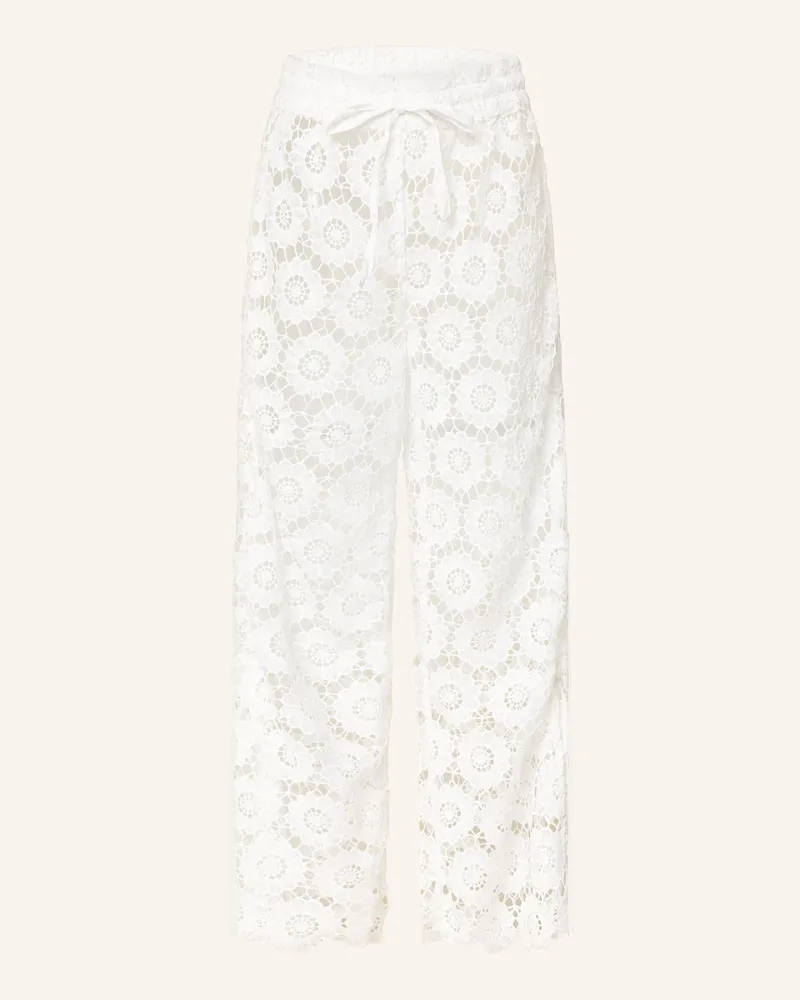 Seafolly Australia Hose SECRET GARDEN aus Lochspitze Weiss
