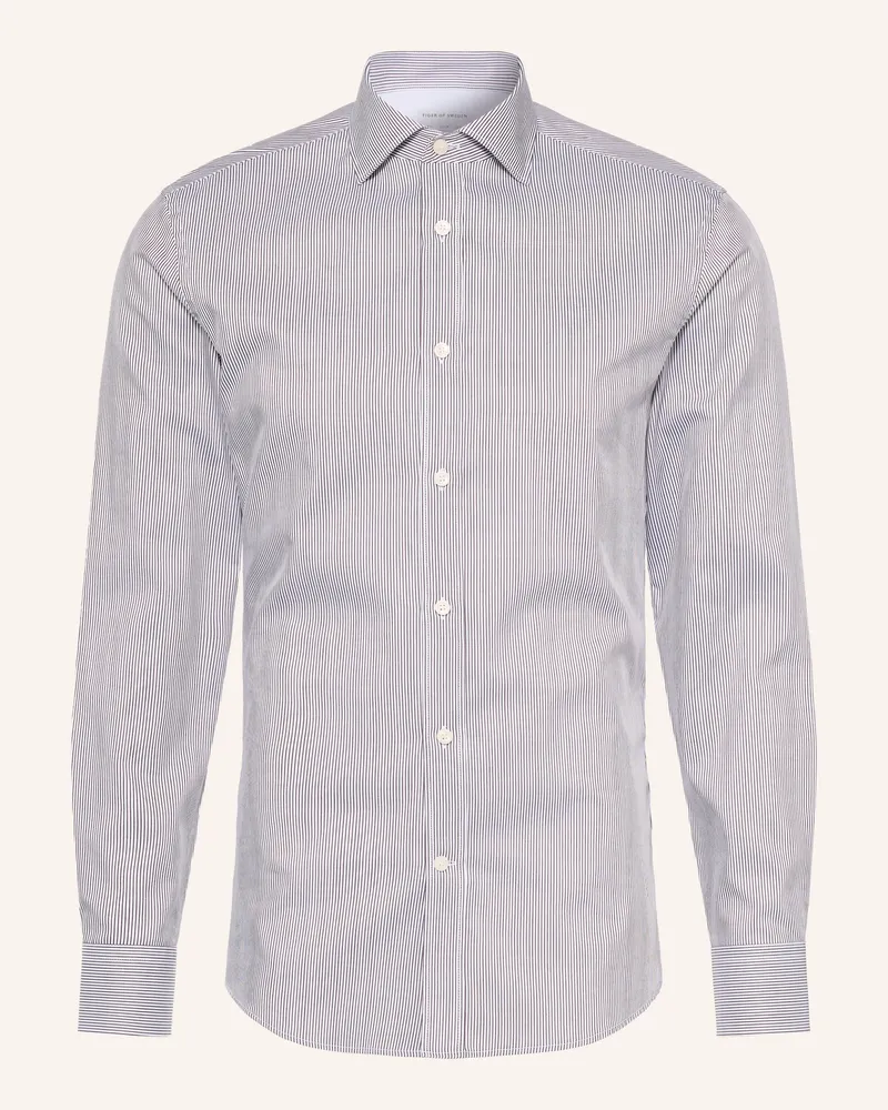 Tiger of Sweden Hemd Adley Slim Fit lila Dunkelblau