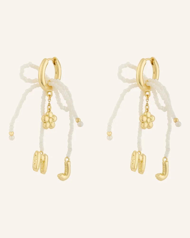 Marc Jacobs Ohrhänger The Beaded Mj Ballon Earrings gold Gold