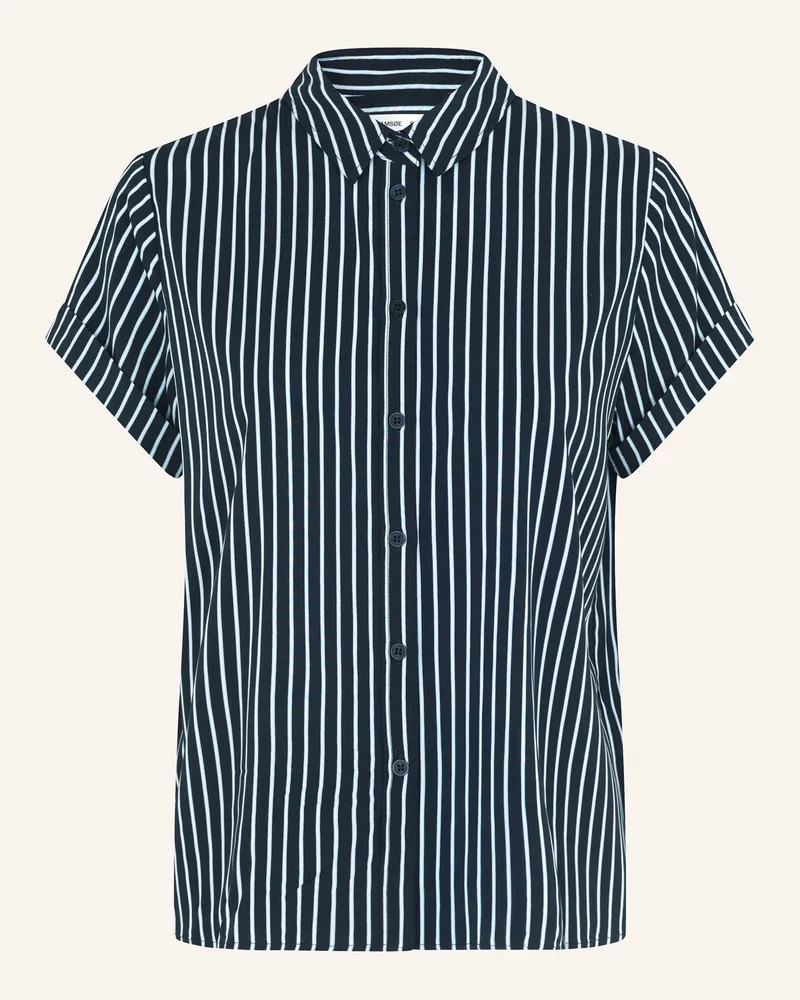Samsøe & Samsøe Hemdbluse Majan blau Dunkelblau