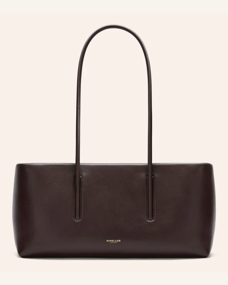 DeMELLIER Schultertasche The Stockholm rot Dunkelbraun