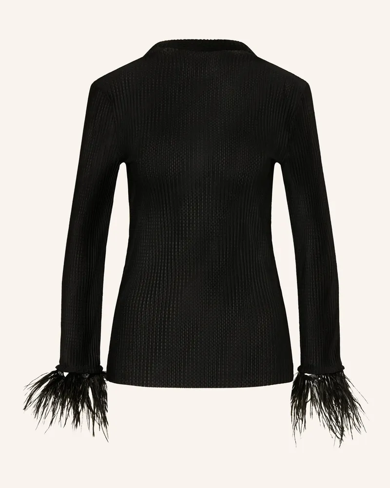 HUGO BOSS Longsleeve EFEDERA Schwarz