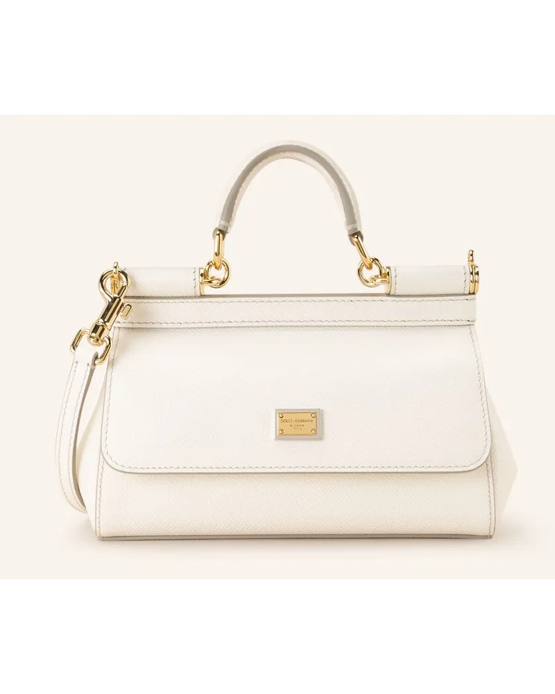 Dolce & Gabbana Handtasche SICILY SMALL Weiss