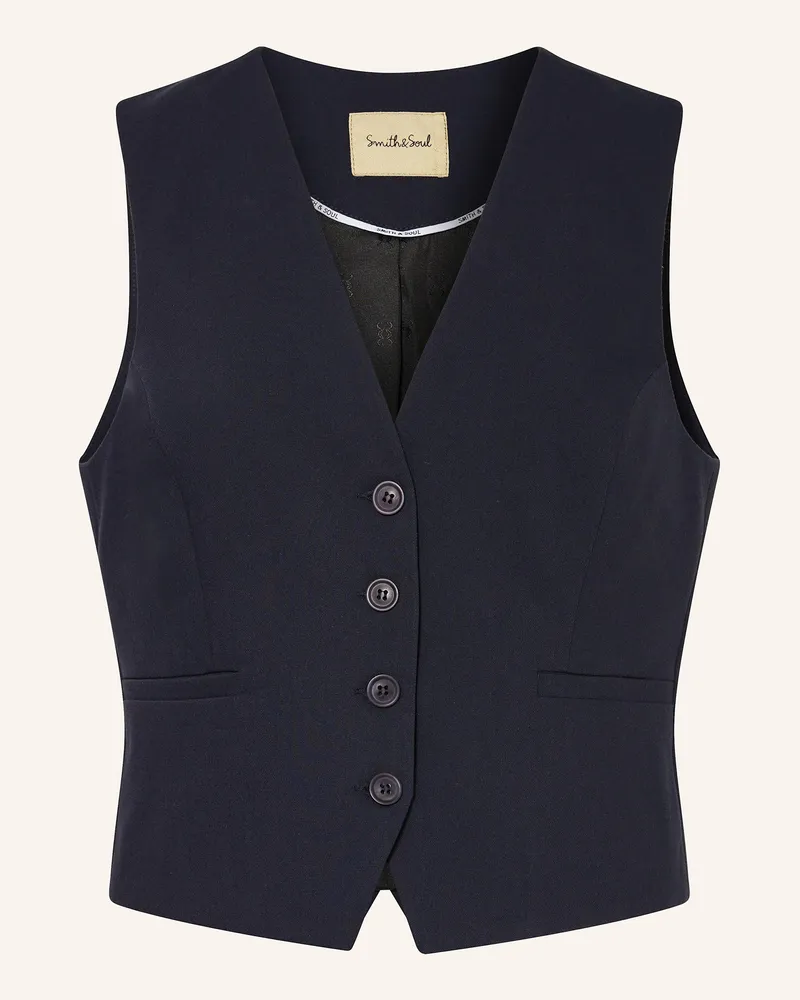 Smith & Soul Blazerweste Dunkelblau