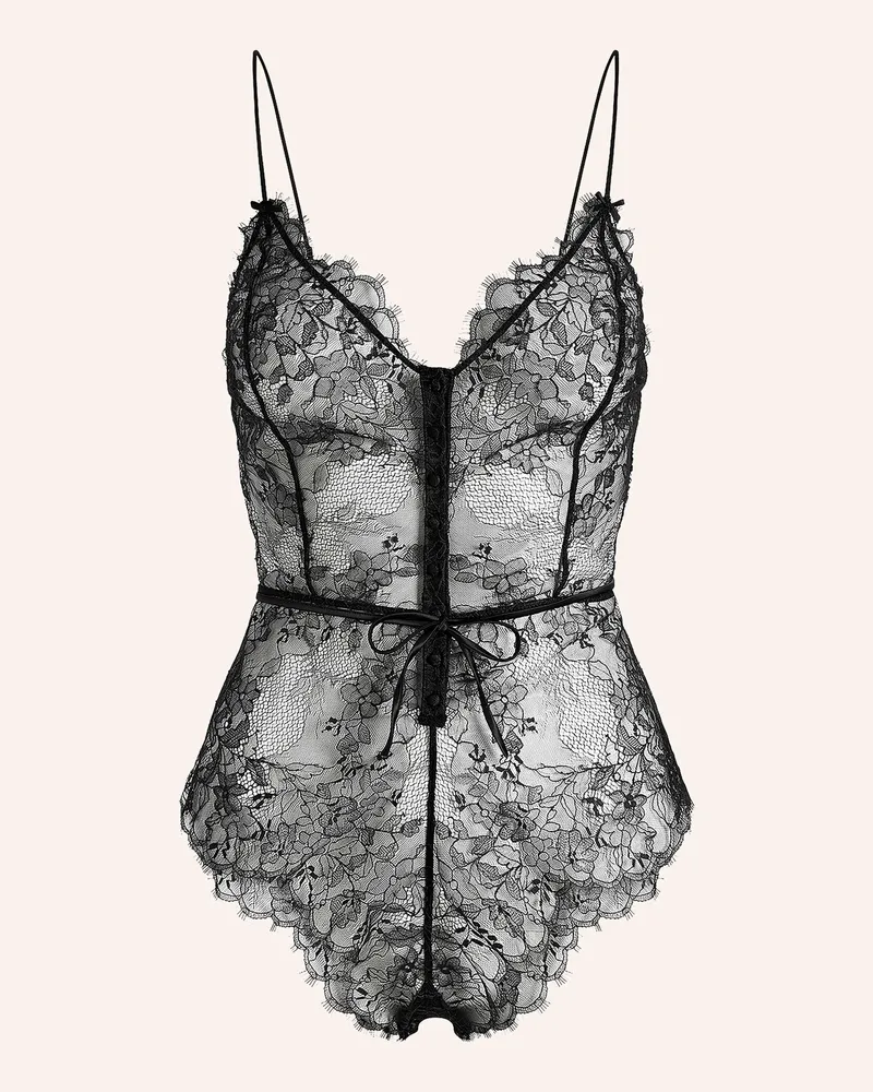 SKIMS Body ULTRA FINE LACE Schwarz