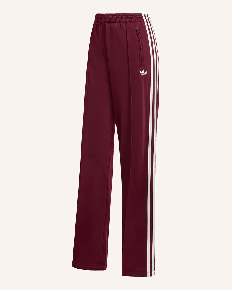 adidas Track Pants Firebird Loose Mit Galonstreifen lila Dunkelrot