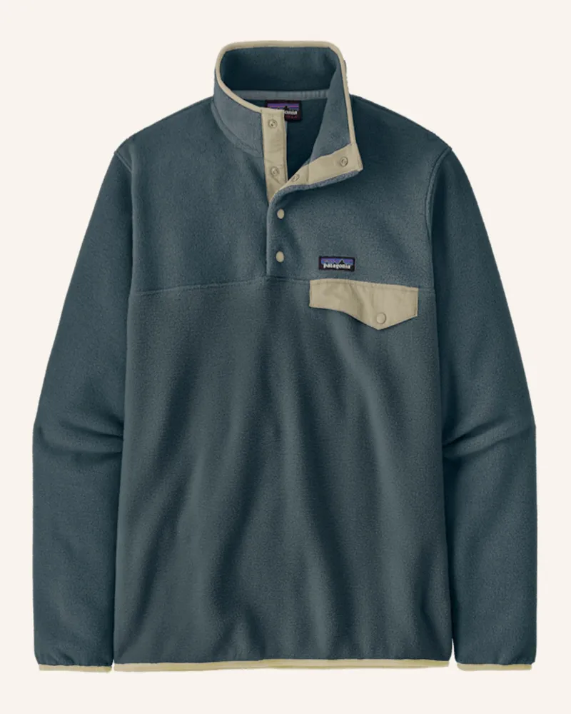 Patagonia Fleece Lw Synch Snap-T P/O blau Blau