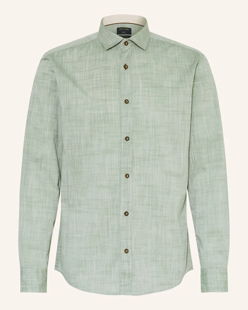 Olymp Trachtenhemd Casual regular fit Grün