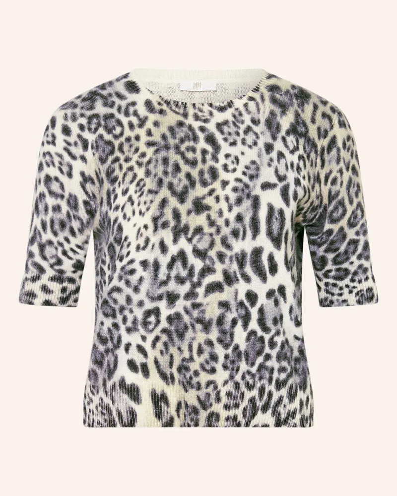 Riani Strickshirt Aus Merinowolle beige Dunkelgrau