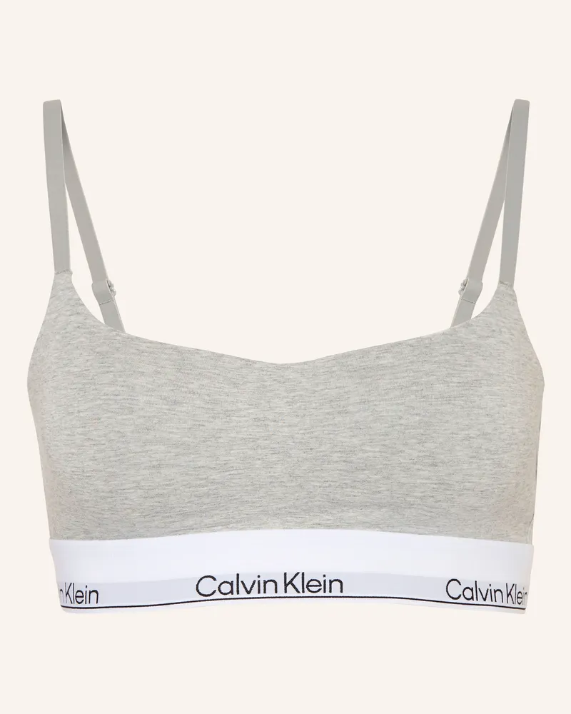Calvin Klein Bustier Icon Cotton Modal grau Hellgrau
