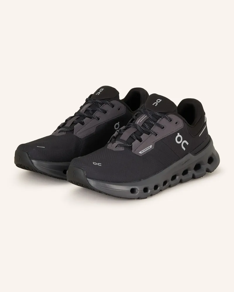 ON Laufschuhe CLOUDRUNNER 2 WATERPROOF Schwarz