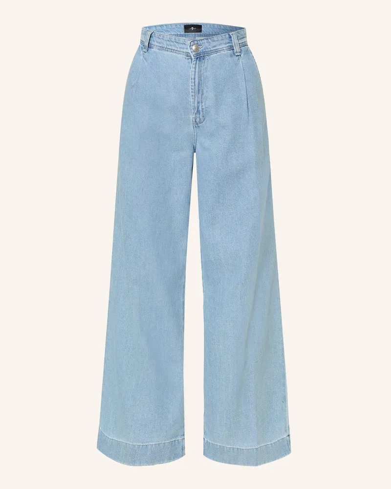 7 for all mankind Wide Leg Jeans blau 1ba
