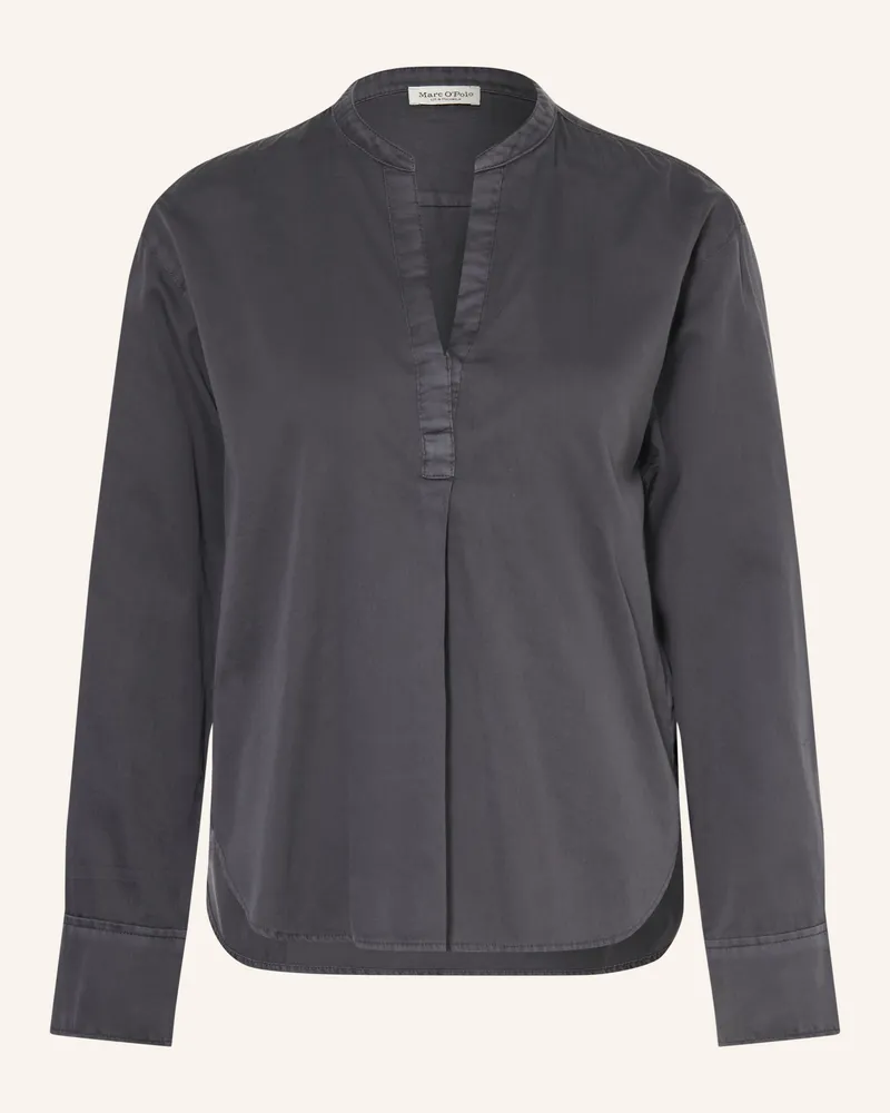 Marc O'Polo Blusenshirt blau Dunkelgrau