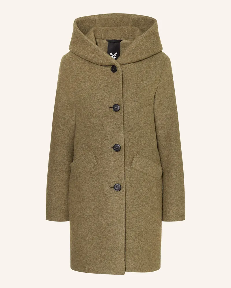 Fuchs Schmitt Wollmantel gruen Oliv