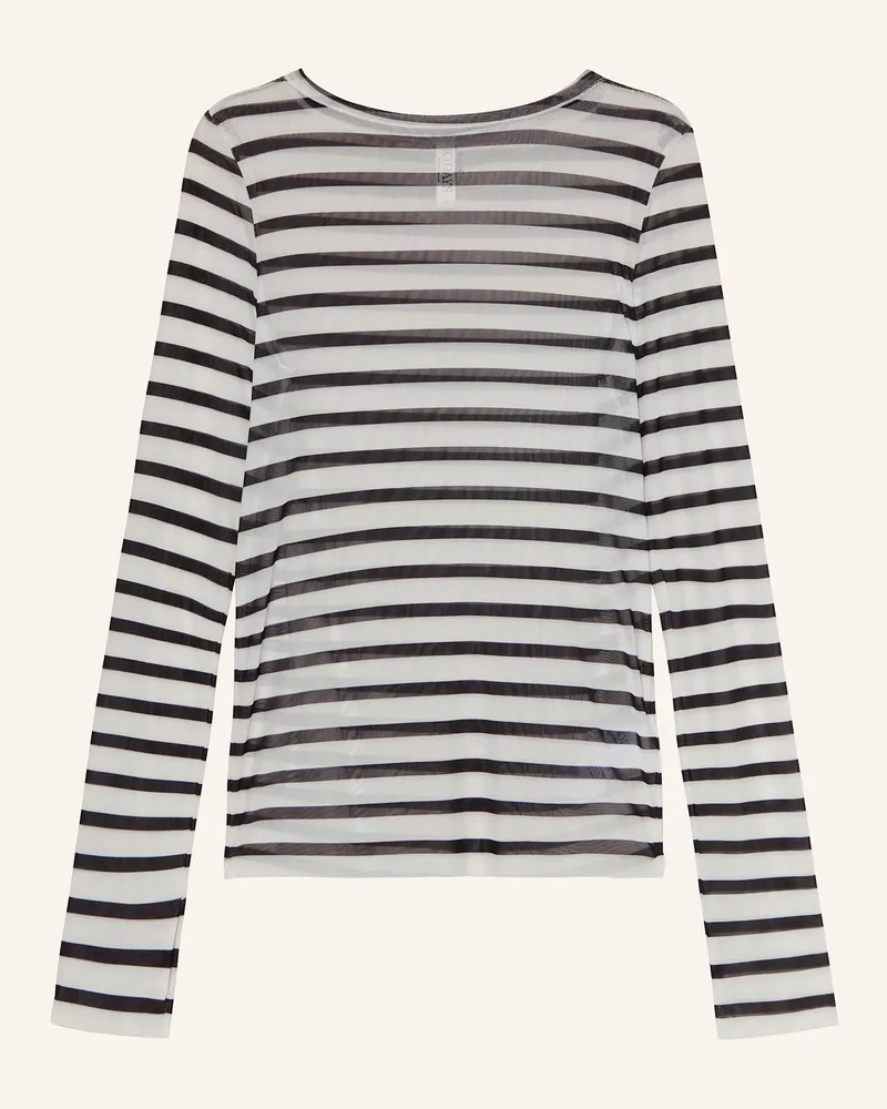 10Days Longsleeve aus Mesh Schwarz