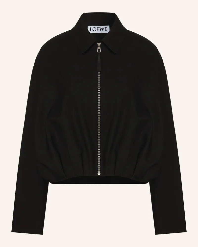 Loewe Blouson schwarz Schwarz