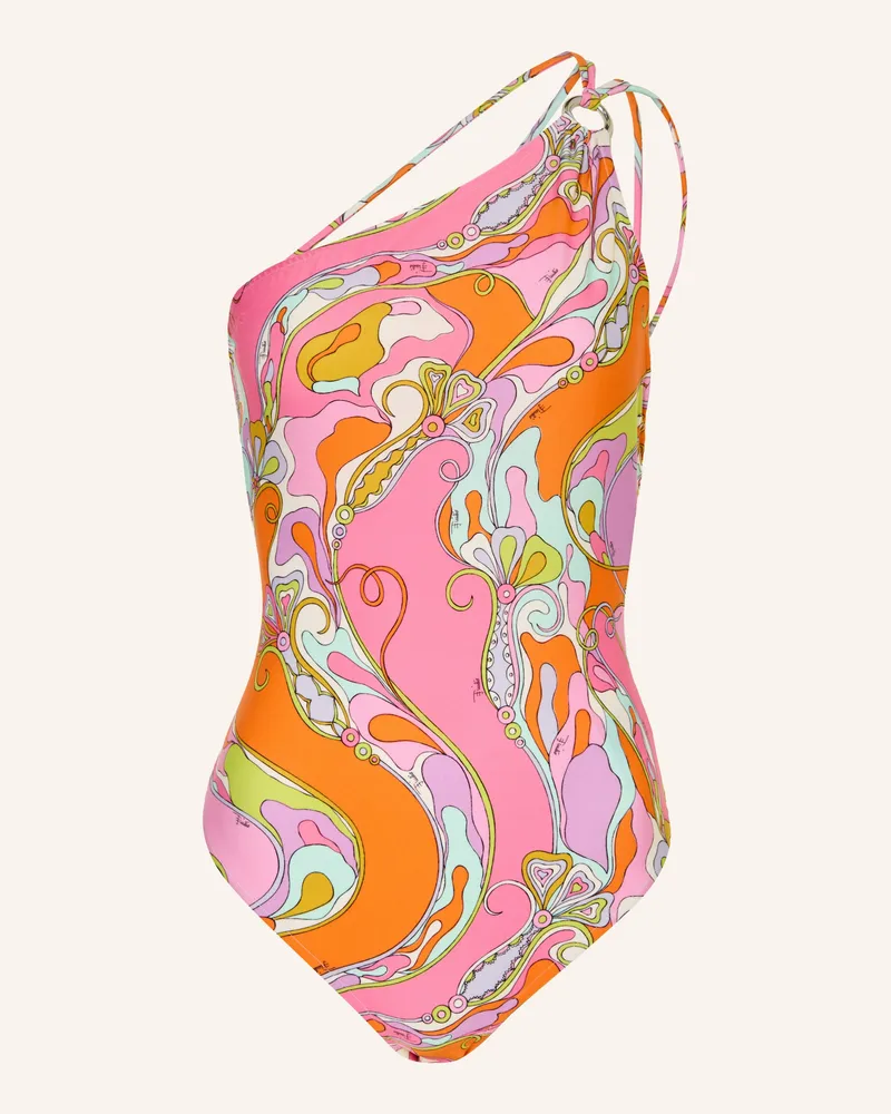 Emilio Pucci One-Shoulder-Badeanzug rosa Pink