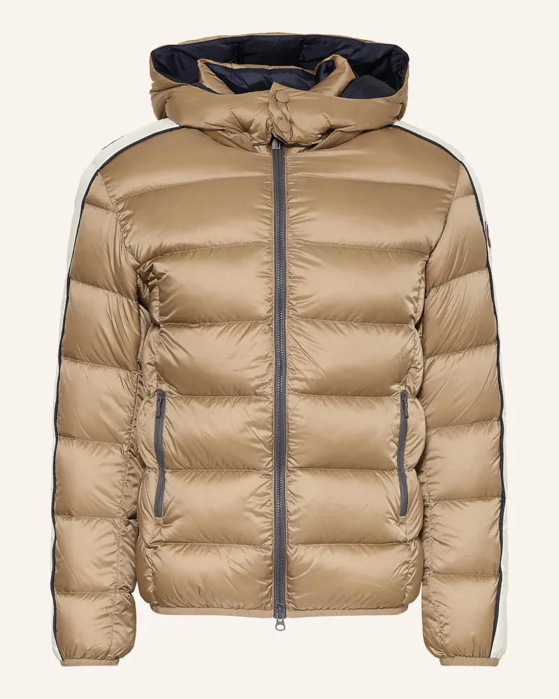 Colmar Daunenjacke Mit Abnehmbarer Kapuze braun Hellbraun
