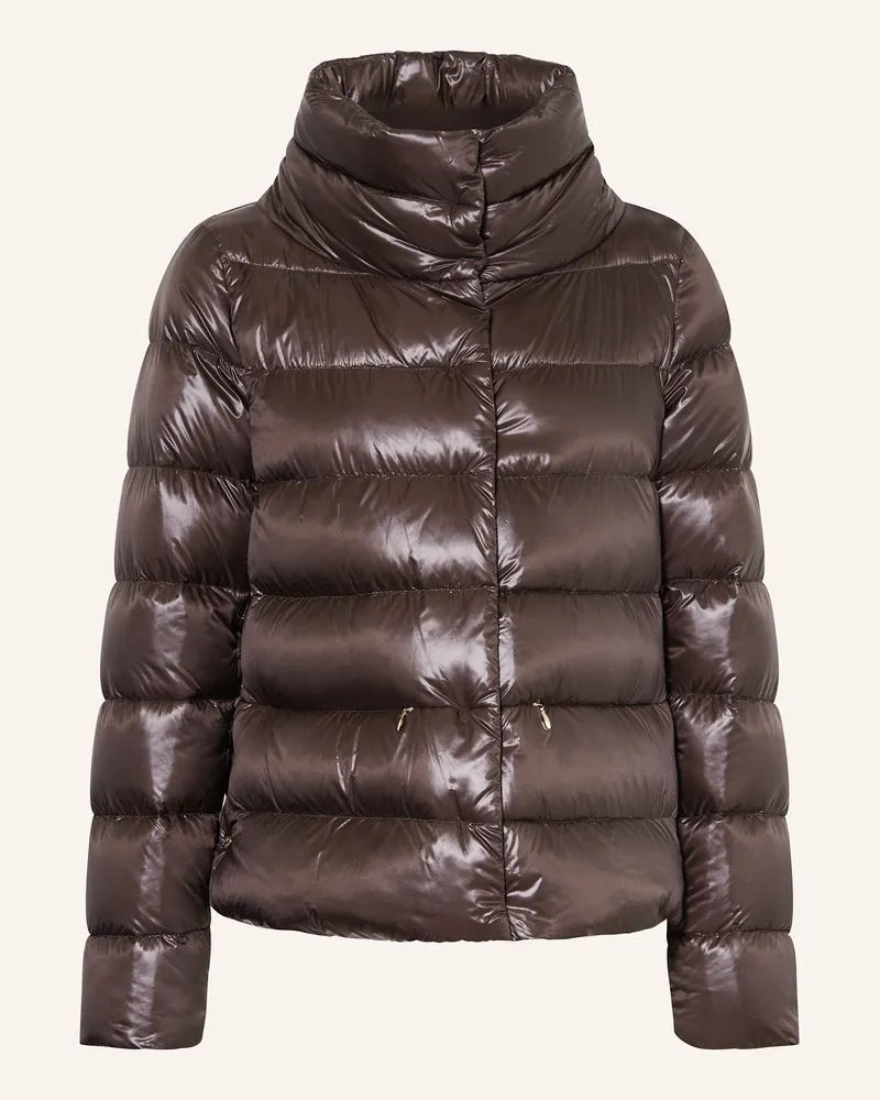 Herno Daunenjacke braun Dunkelbraun