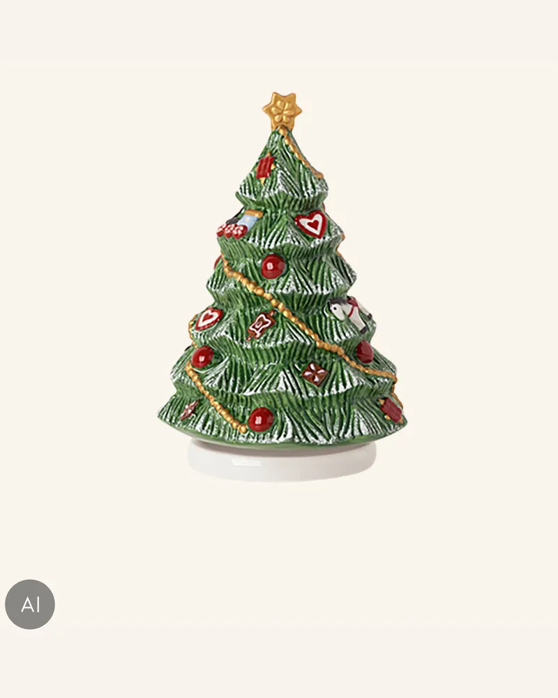 Villeroy & Boch Weihnachtsbaum, Drehend Nostalgic Melody gruen Grün