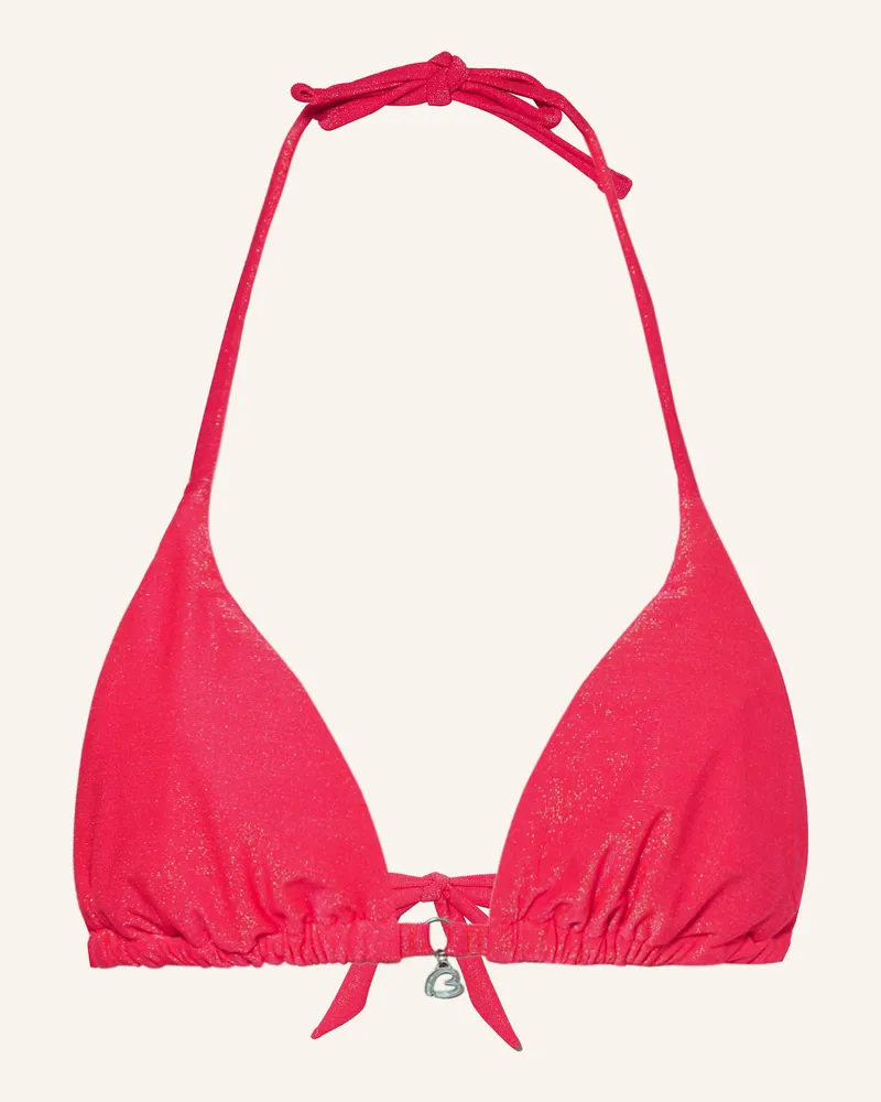 Banana Moon Triangel-Bikini-Top SEAGLITTER RICO Neonrot
