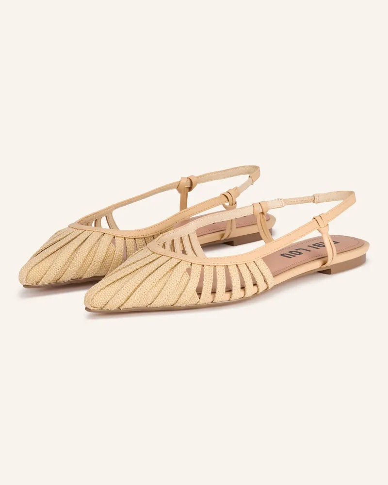 Bibi Lou Slingballerinas ZIN Beige