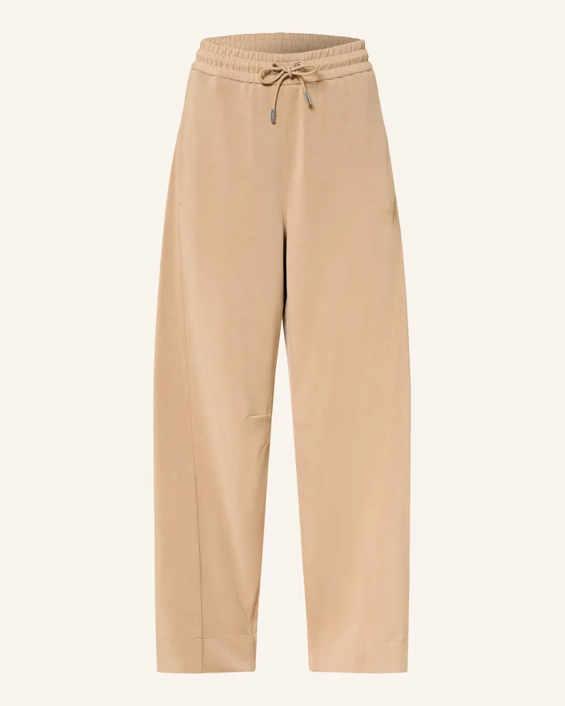 HUGO BOSS Jerseyhose ELIJAH im Jogging-Stil Beige