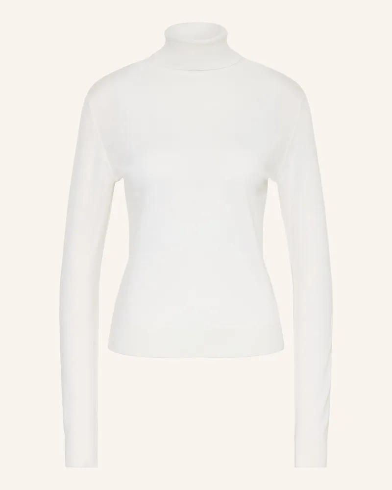 Mrs & HUGS Rollkragenpullover Aus Merinowolle weiss Weiss
